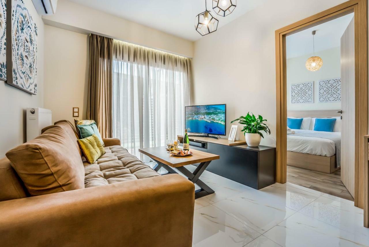 Lemar Luxury Apartments Khersónisos Eksteriør bilde